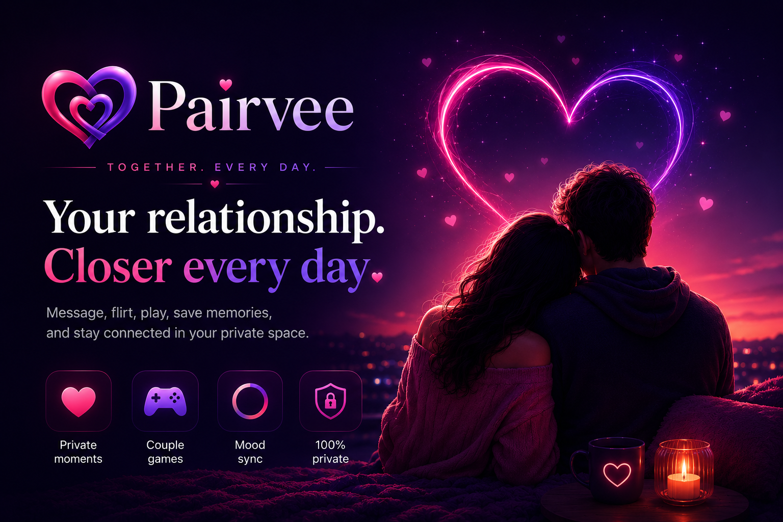 Pairvee private couple space